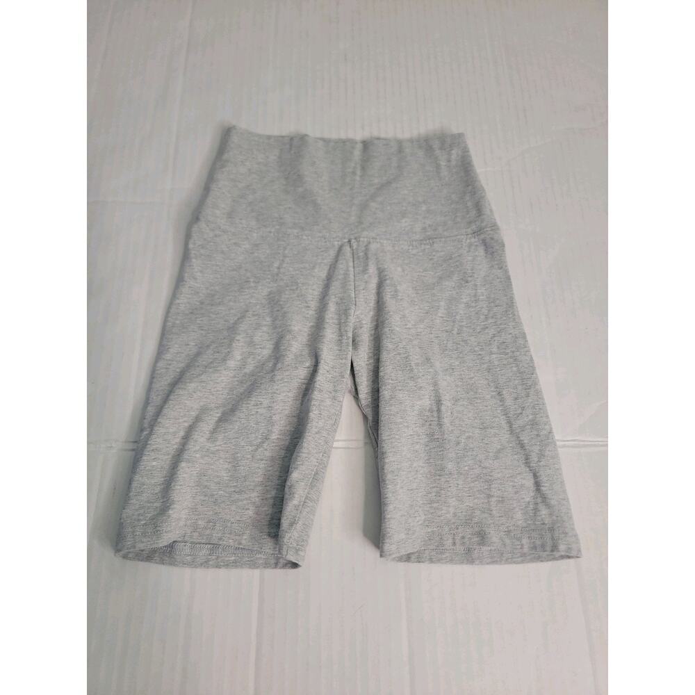 Aritzia TNA Biker Shorts SZ XS High Rise Seamless Gray Activewear
